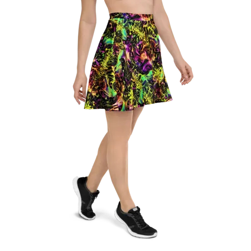Hypercolor Wilds on a Skater Skirt
