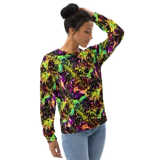 Hypercolor Wilds on a Sweatshirt