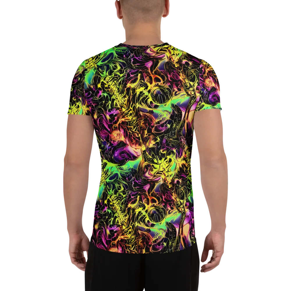 Hypercolor Wilds on Men's Athletic T-Shirt — Back