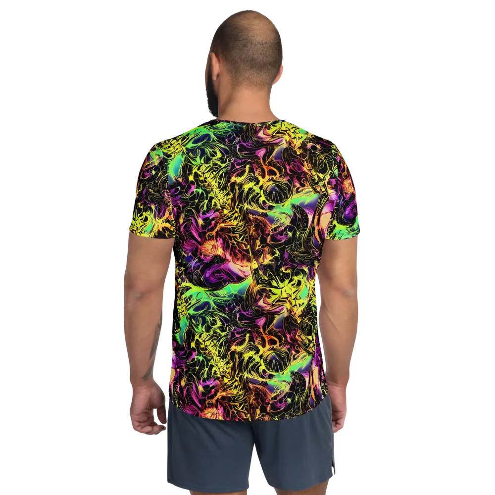 Hypercolor Wilds on Men's Athletic T-Shirt — Back