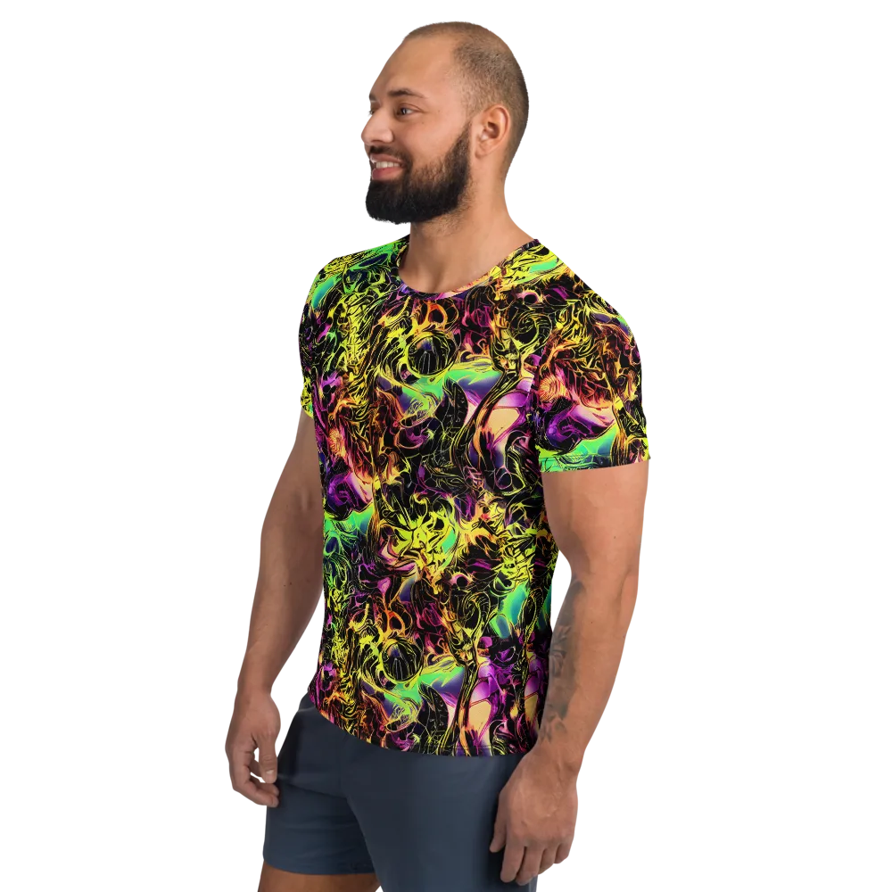 Hypercolor Wilds on Men's Athletic T-Shirt — Left