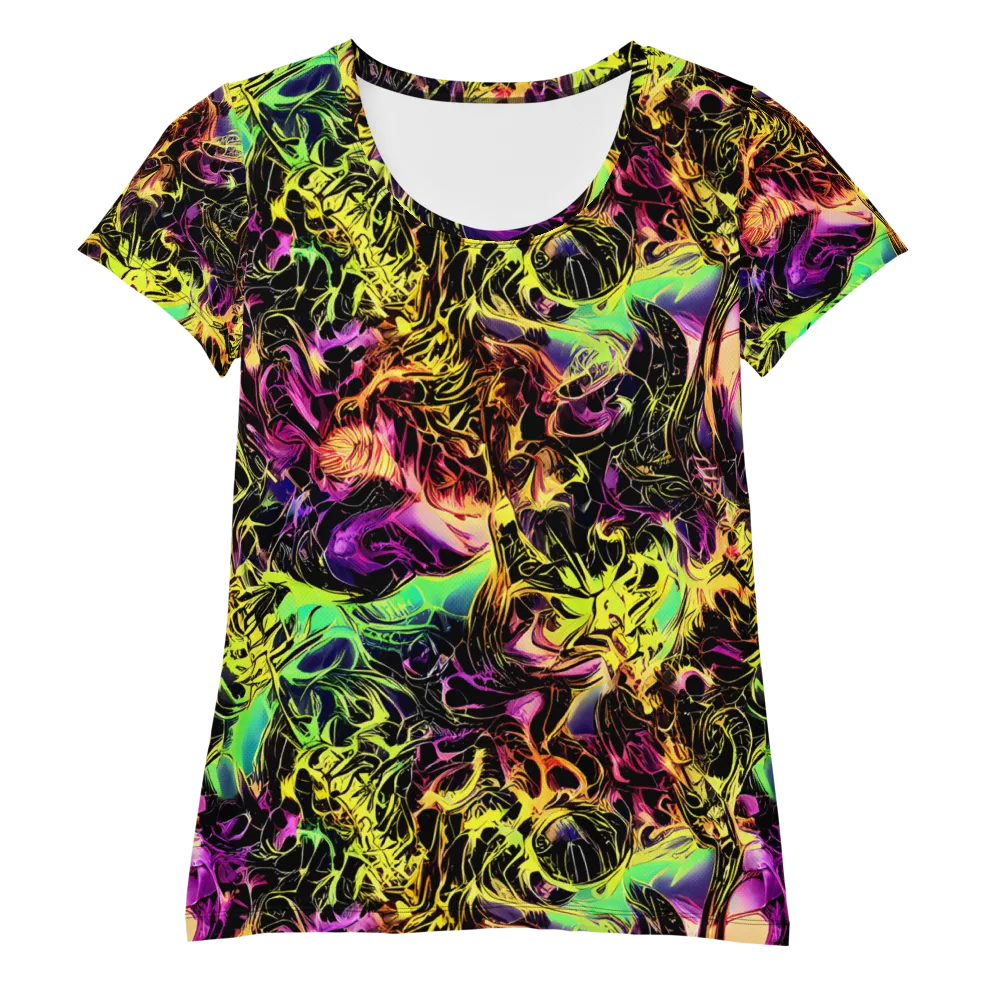 Hypercolor Wilds on Women's Athletic T-Shirt — Front