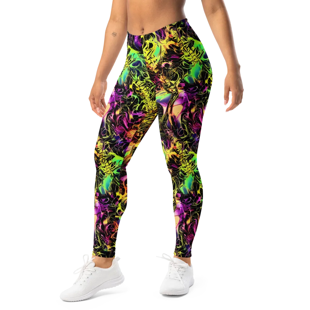 Hypercolor Wilds on Leggings — Left Front