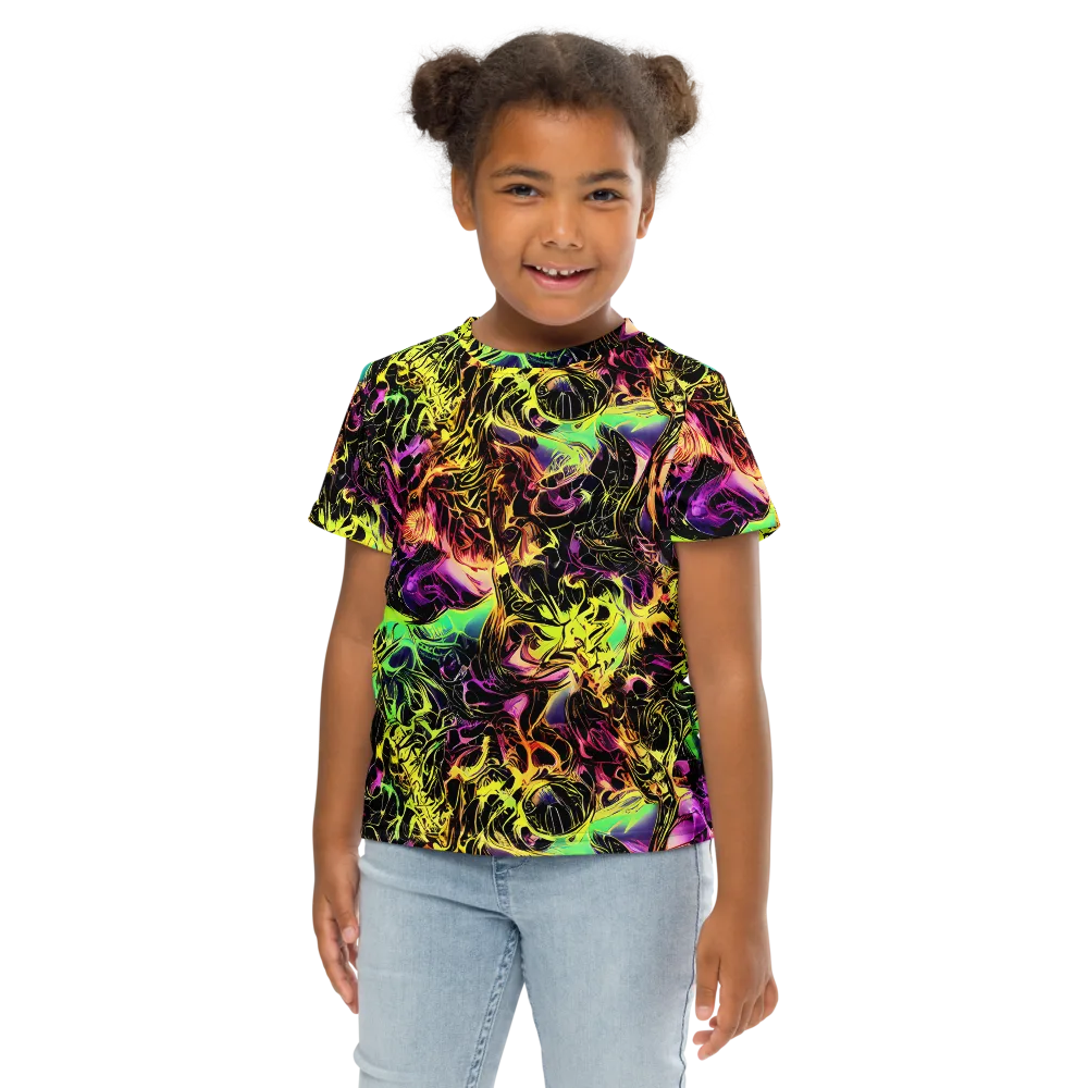 Hypercolor Wilds on Kids Crew Neck T-Shirt — Front