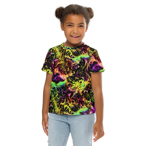 Hypercolor Wilds on a Kids Crew Neck T-Shirt