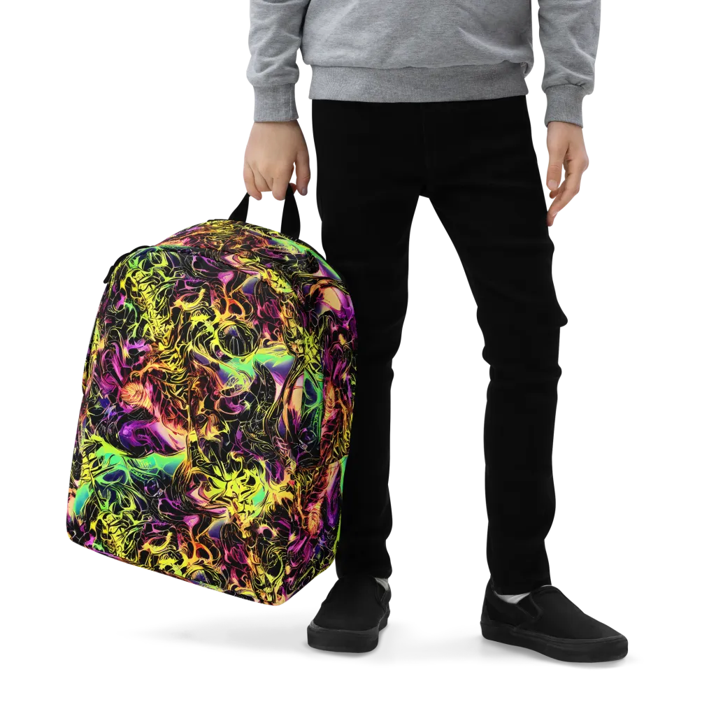 Hypercolor Wilds on Minimalist Backpack — Zoomed-in