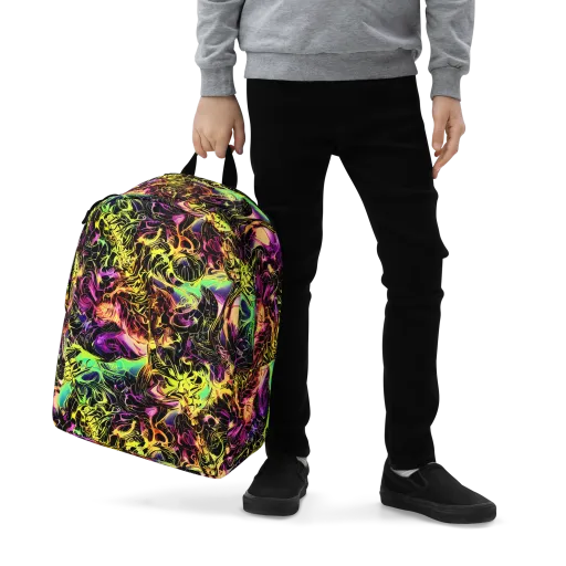 Hypercolor Wilds on a Minimalist Backpack