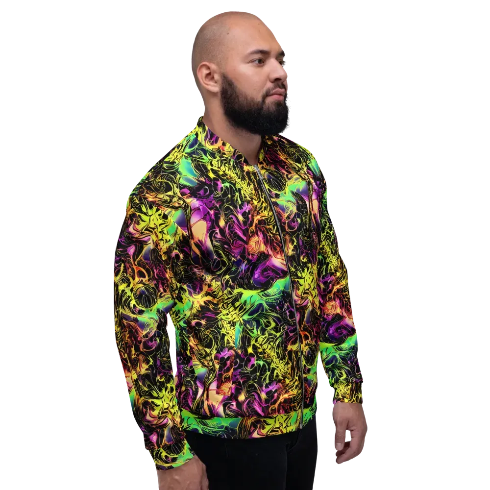 Hypercolor Wilds on Bomber Jacket — Right