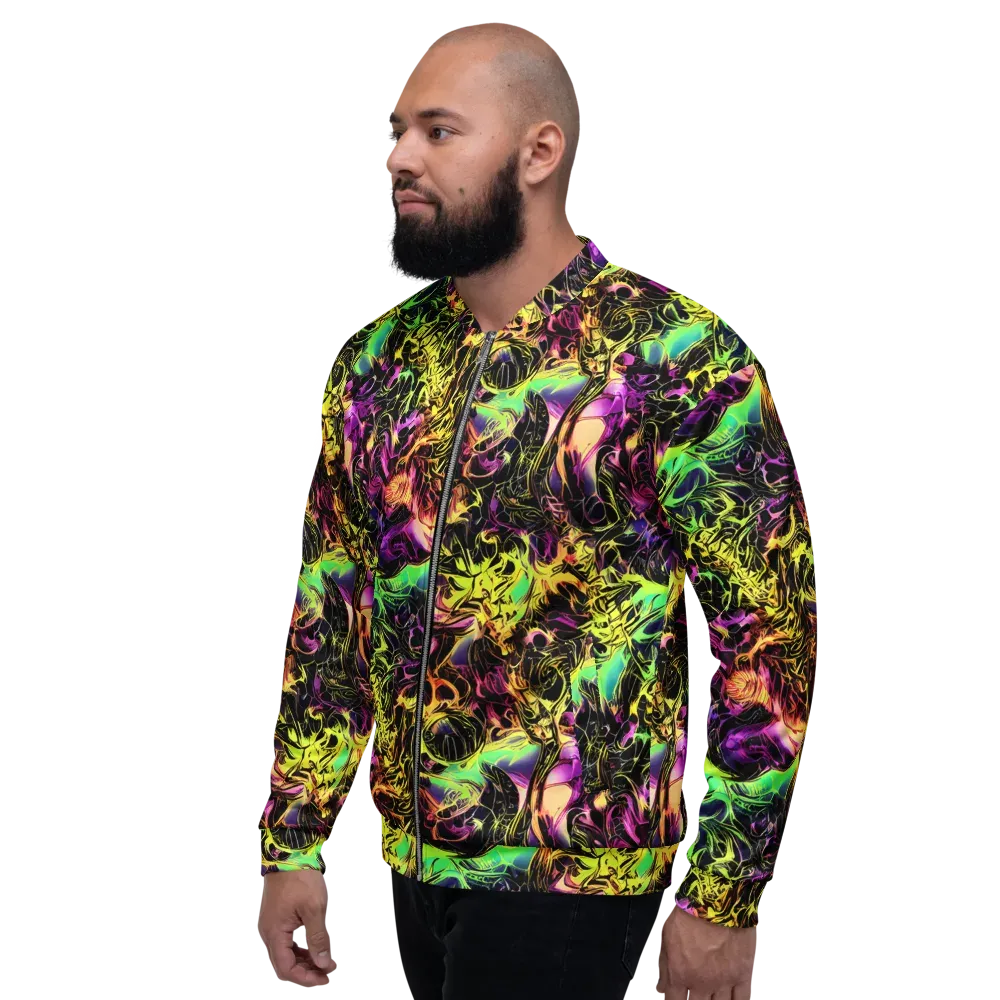 Hypercolor Wilds on Bomber Jacket — Left
