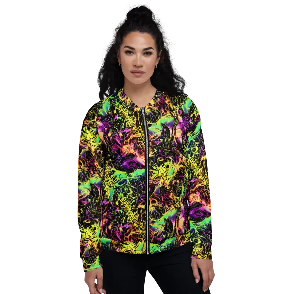 Hypercolor Wilds on Bomber Jacket — Front