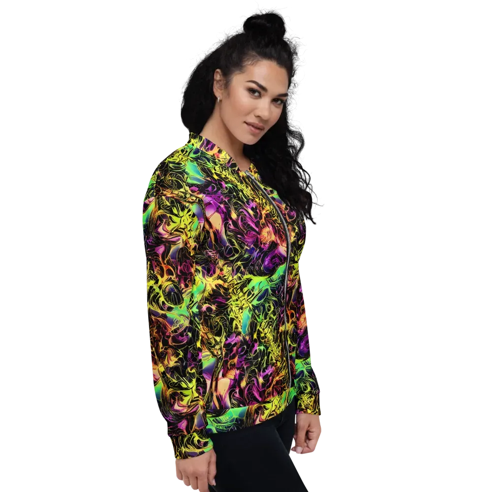 Hypercolor Wilds on Bomber Jacket — Right