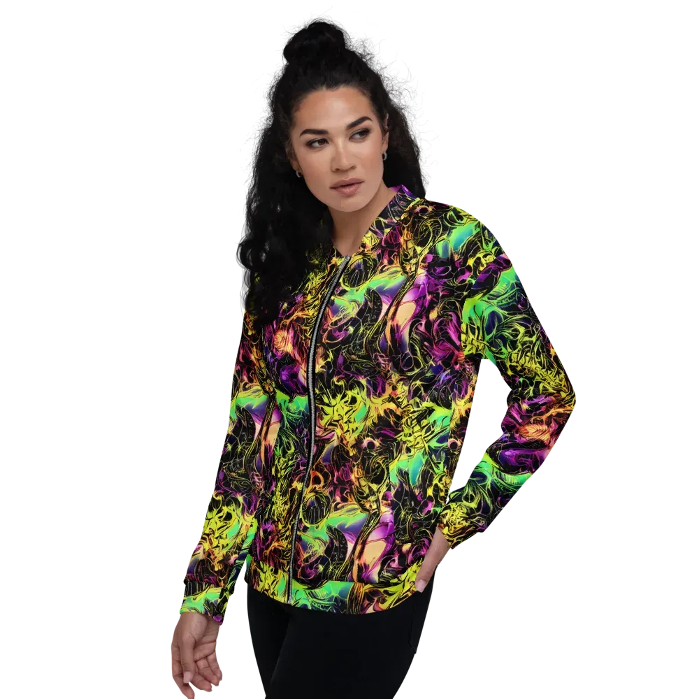 Hypercolor Wilds on Bomber Jacket — Left