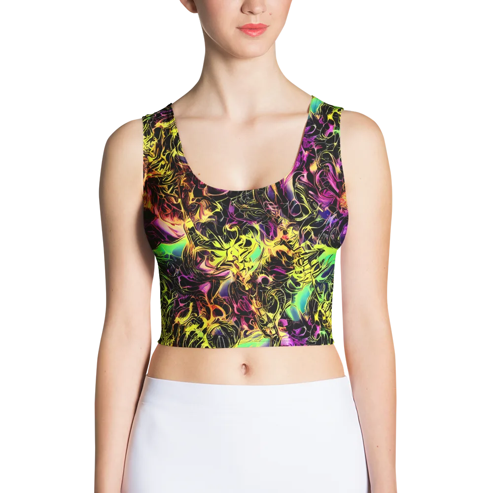 Hypercolor Wilds on Crop Top — Front