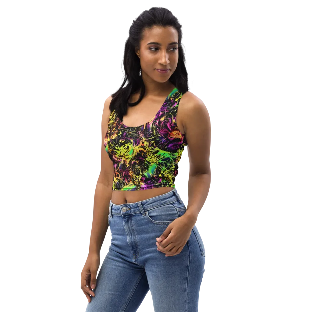 Hypercolor Wilds on Crop Top — Left Front