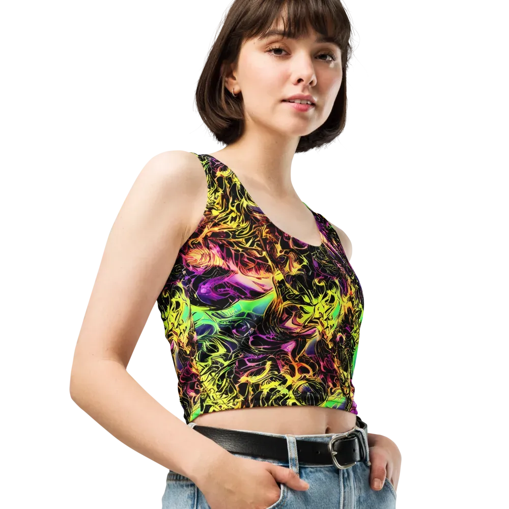 Hypercolor Wilds on Crop Top — Right Front