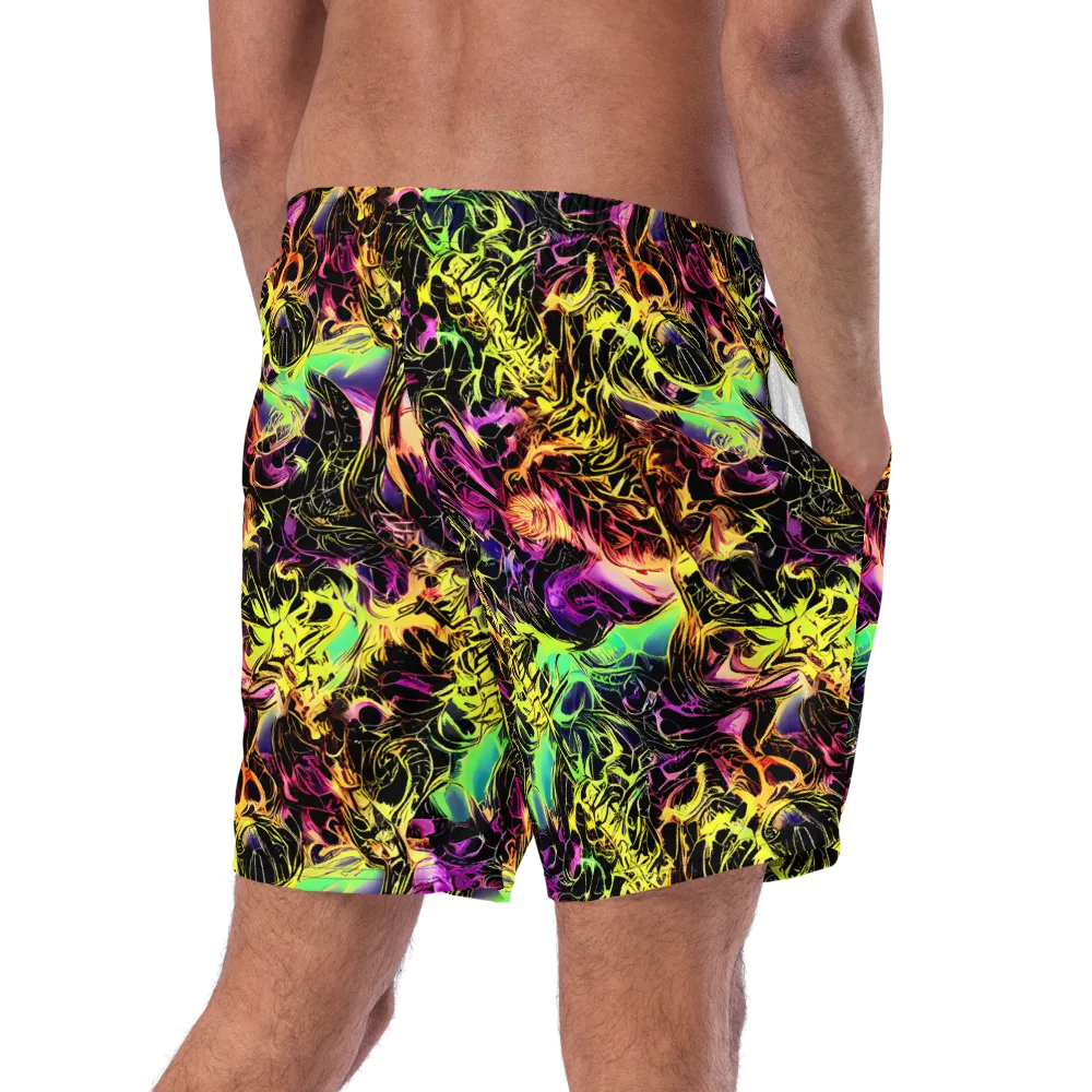 Hypercolor Wilds on Swim Trunks — Right Back