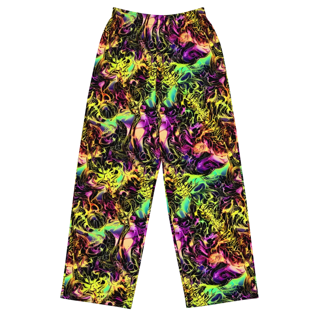 Hypercolor Wilds on Wide-Leg Pants — Front