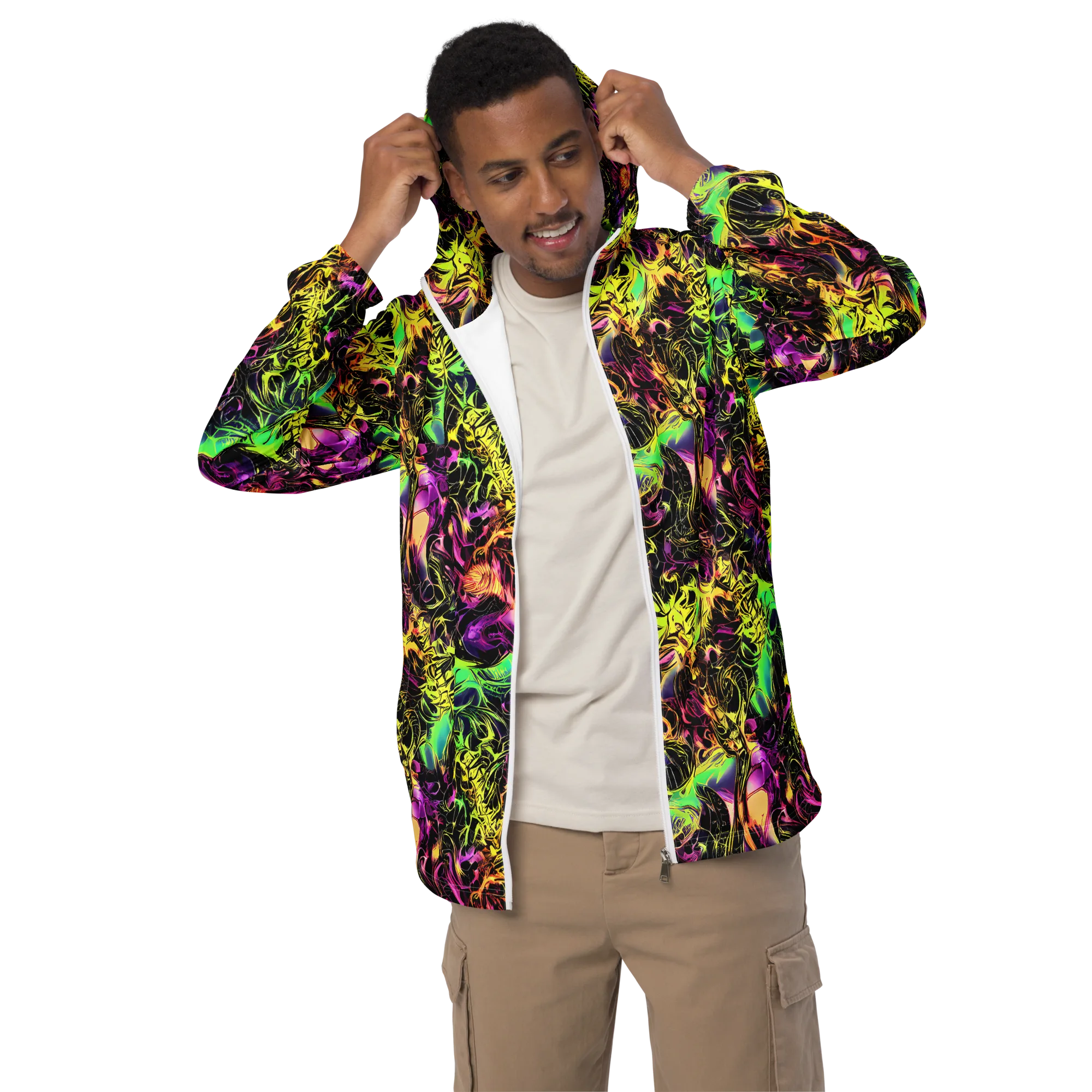 Hypercolor Wilds on Men's Windbreaker — Front