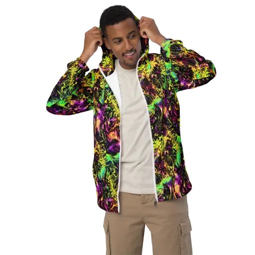 Hypercolor Wilds on a Men's Windbreaker