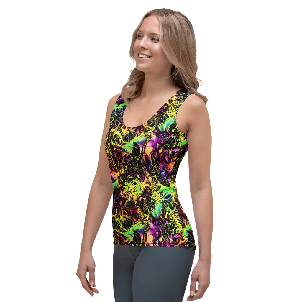 Hypercolor Wilds on Women's Tank Top — Left Front