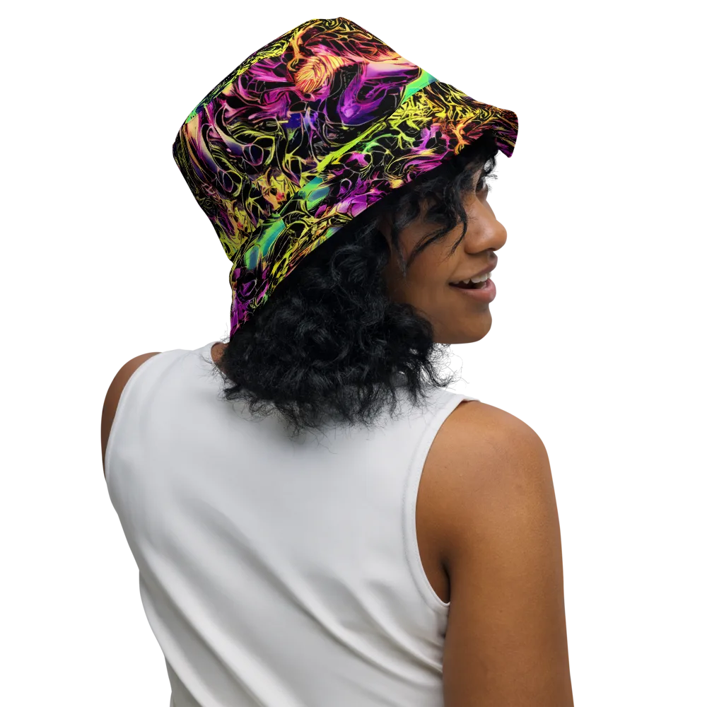 Hypercolor Wilds on Reversible Bucket Hat — Right Outside