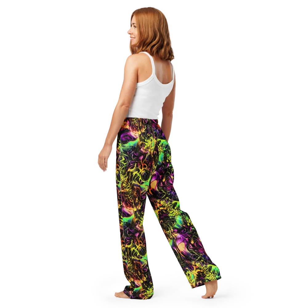 Hypercolor Wilds on Women's Pajama Pants — Back