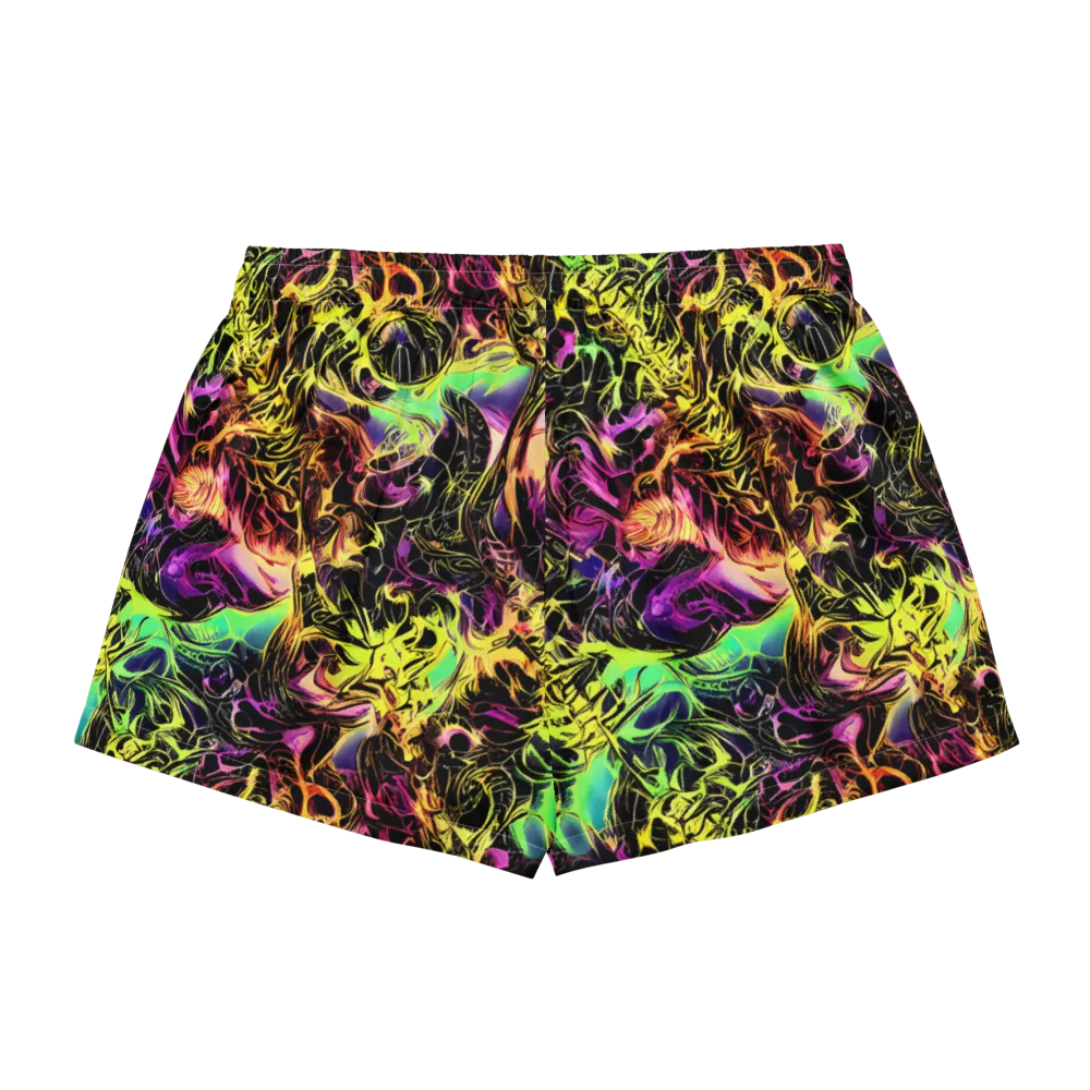 Hypercolor Wilds on Women's Pajama Shorts — Back