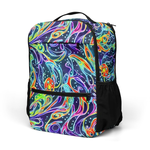 The Neon Unknown on a Utility Backpack