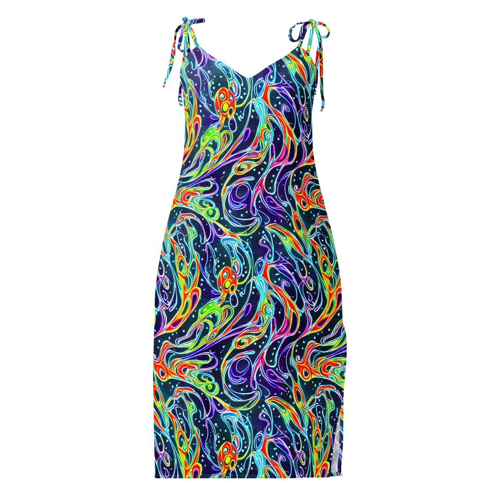 The Neon Unknown on Slip Dress — Front