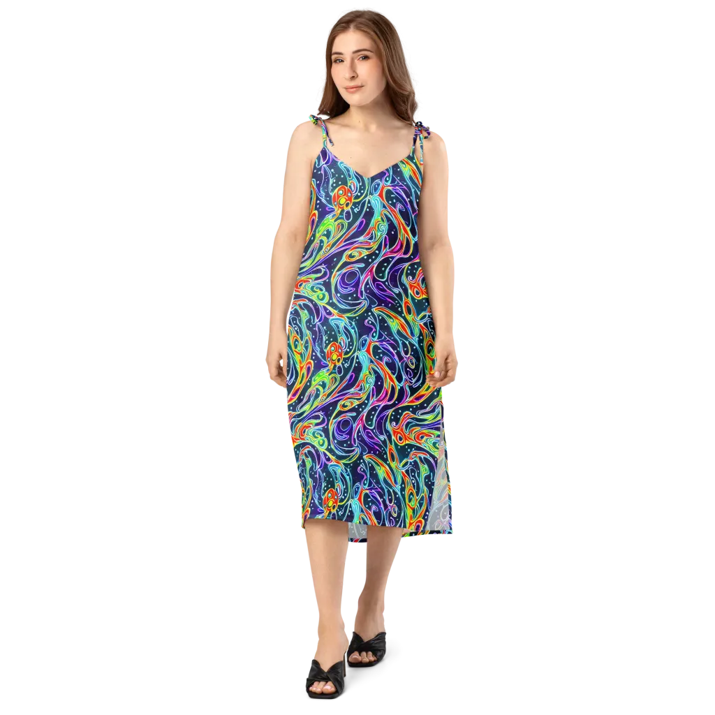 The Neon Unknown on Slip Dress — Front