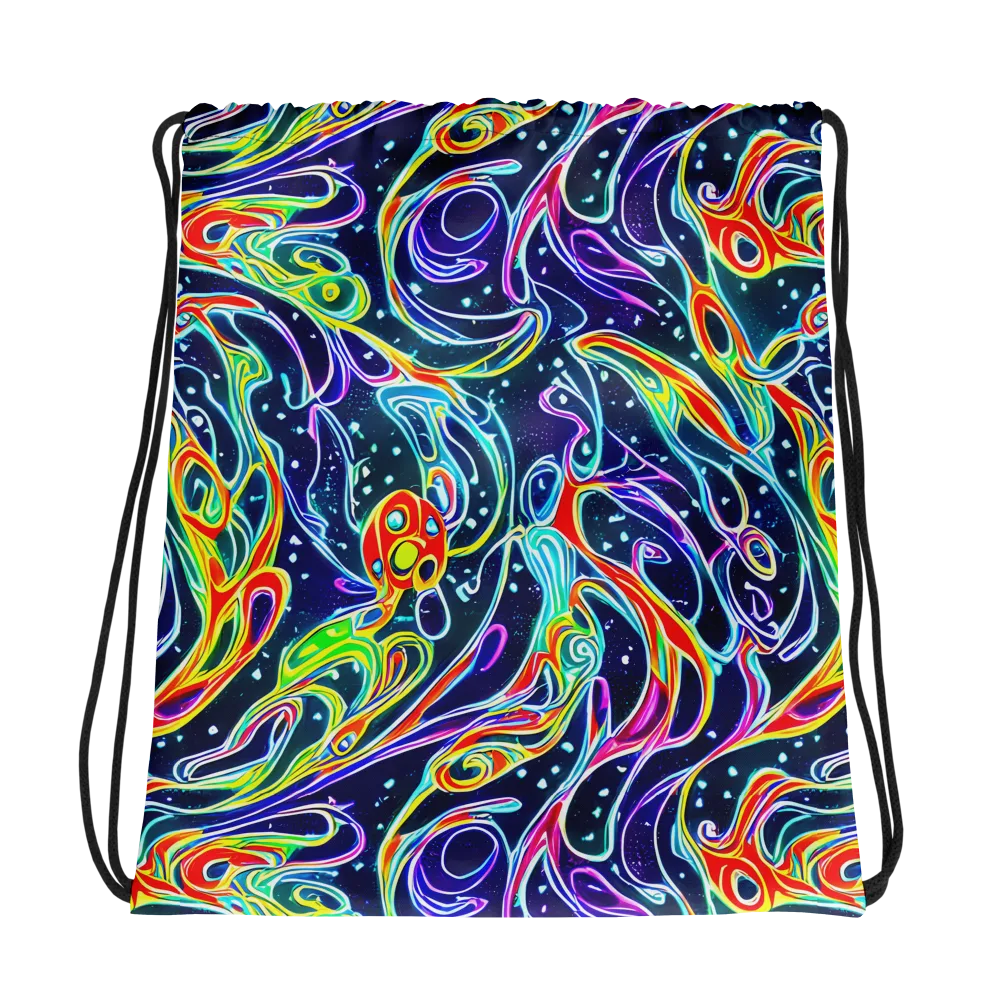 The Neon Unknown on Drawstring Bag — Photo