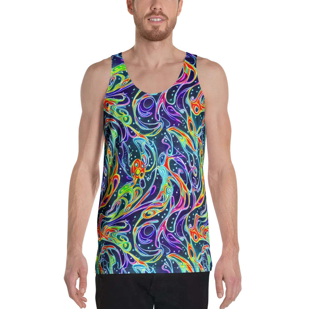 The Neon Unknown on Men's Tank Top — Front