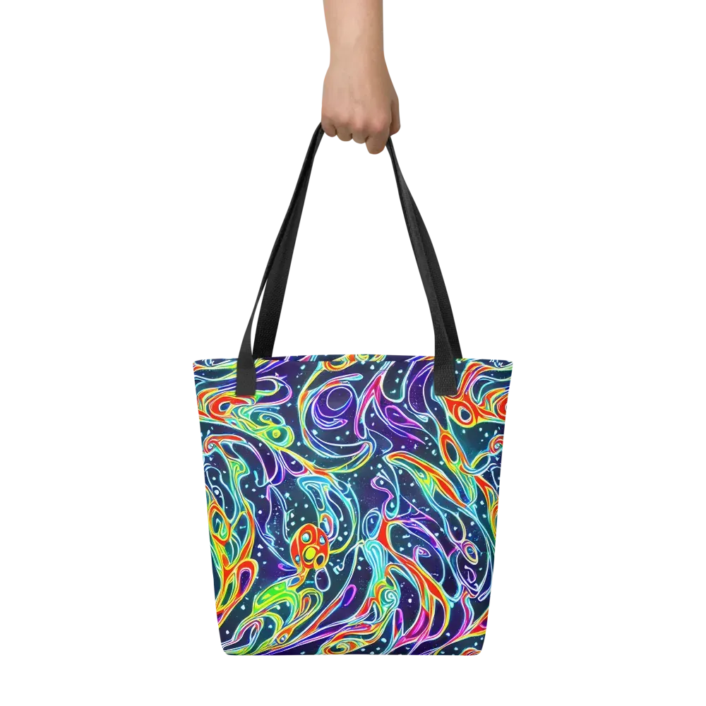 The Neon Unknown on Tote Bag — Front