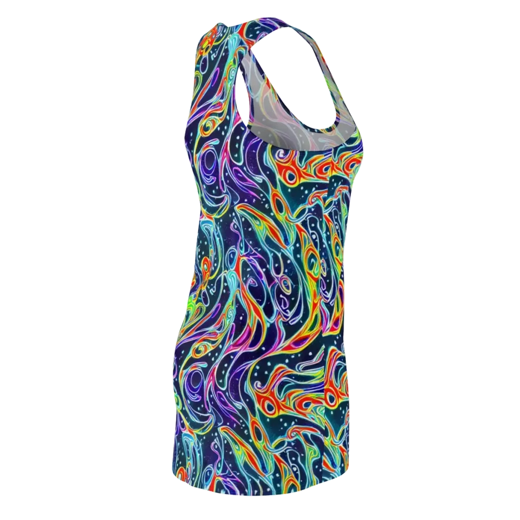 The Neon Unknown on Racerback Dress — Back Side