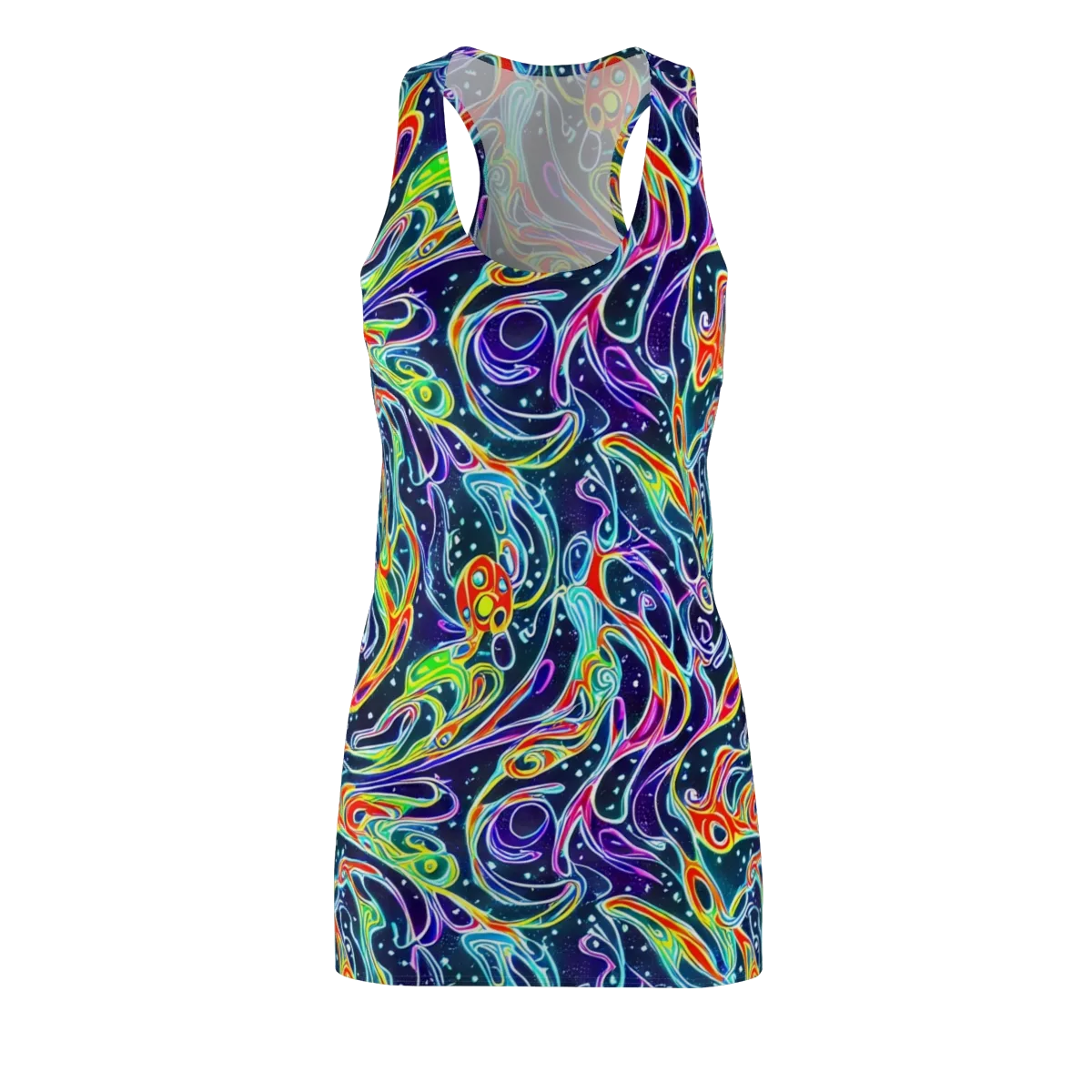 The Neon Unknown on Racerback Dress — Front