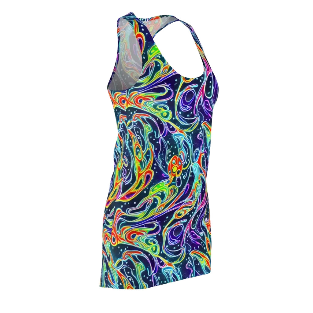 The Neon Unknown on Racerback Dress — Front Side
