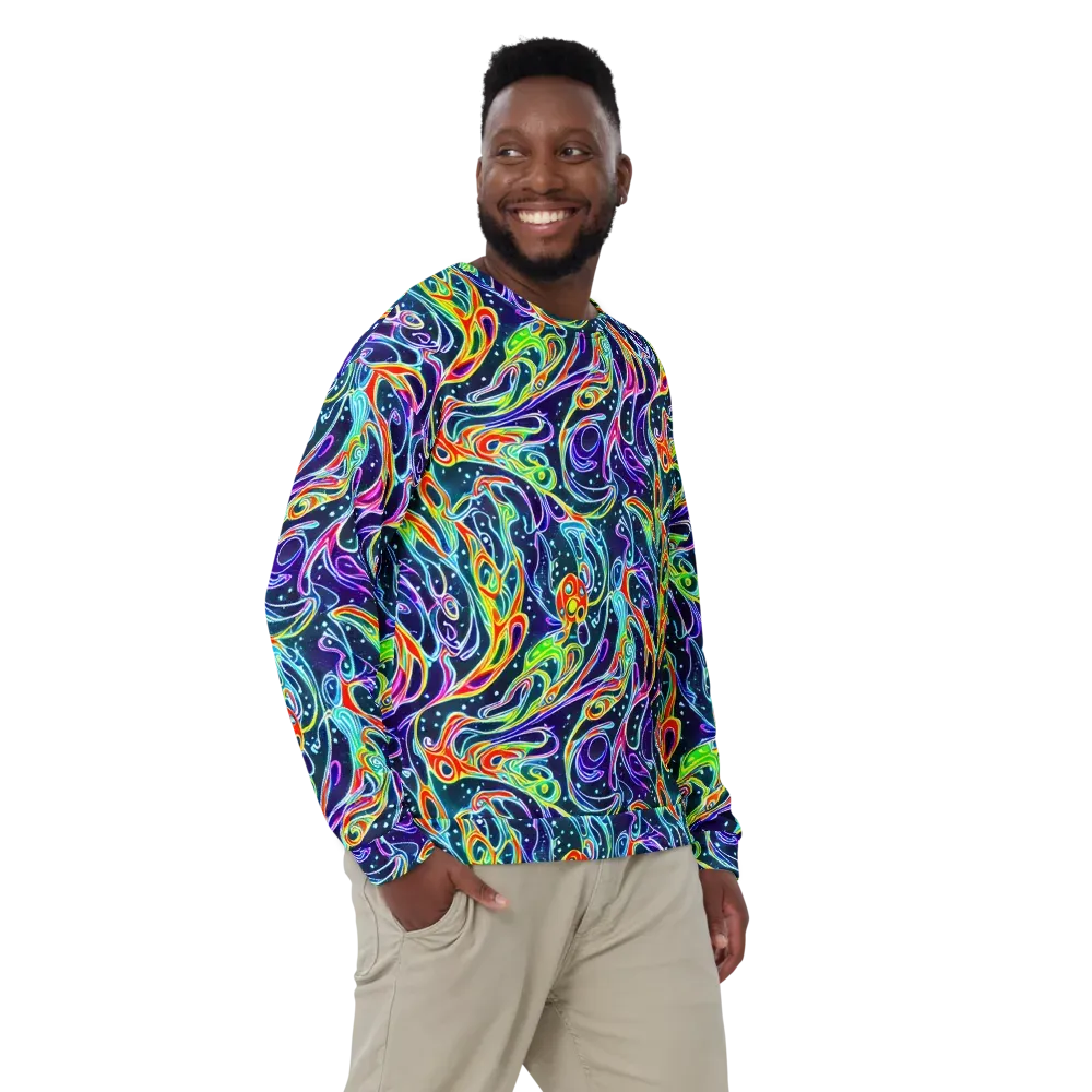 The Neon Unknown on Sweatshirt — Front