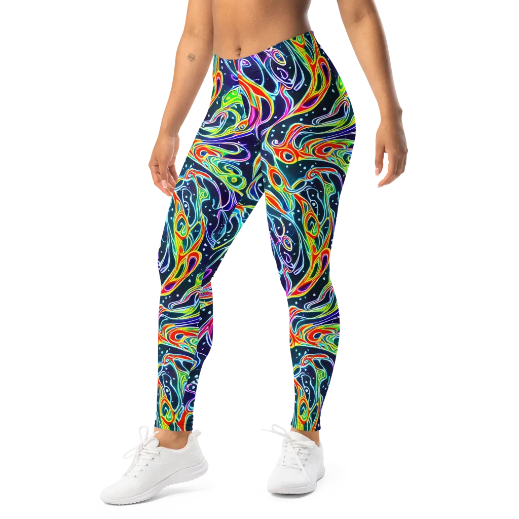 The Neon Unknown on Leggings — Left Front