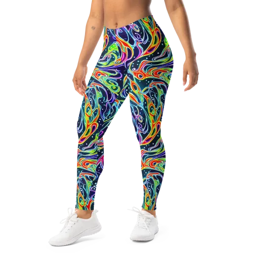 The Neon Unknown on a Leggings