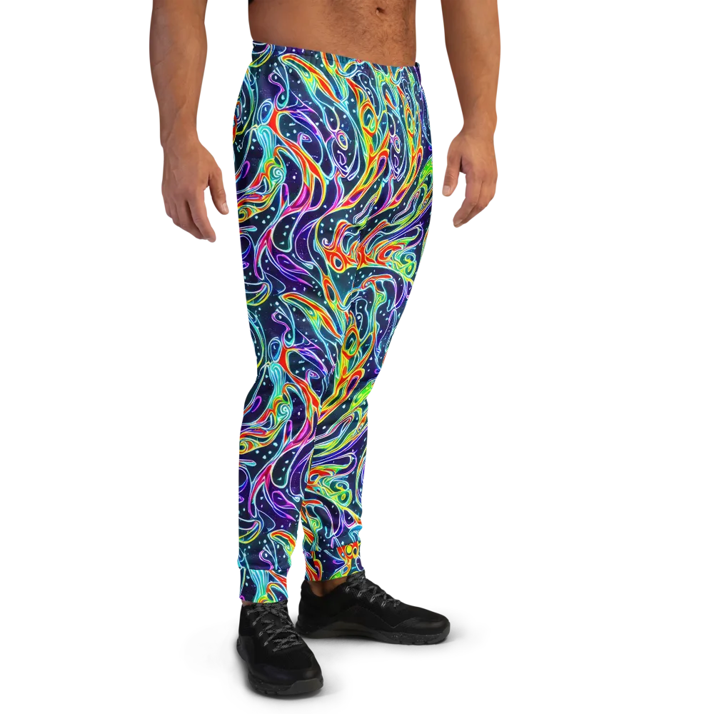 The Neon Unknown on Men's Joggers — Right
