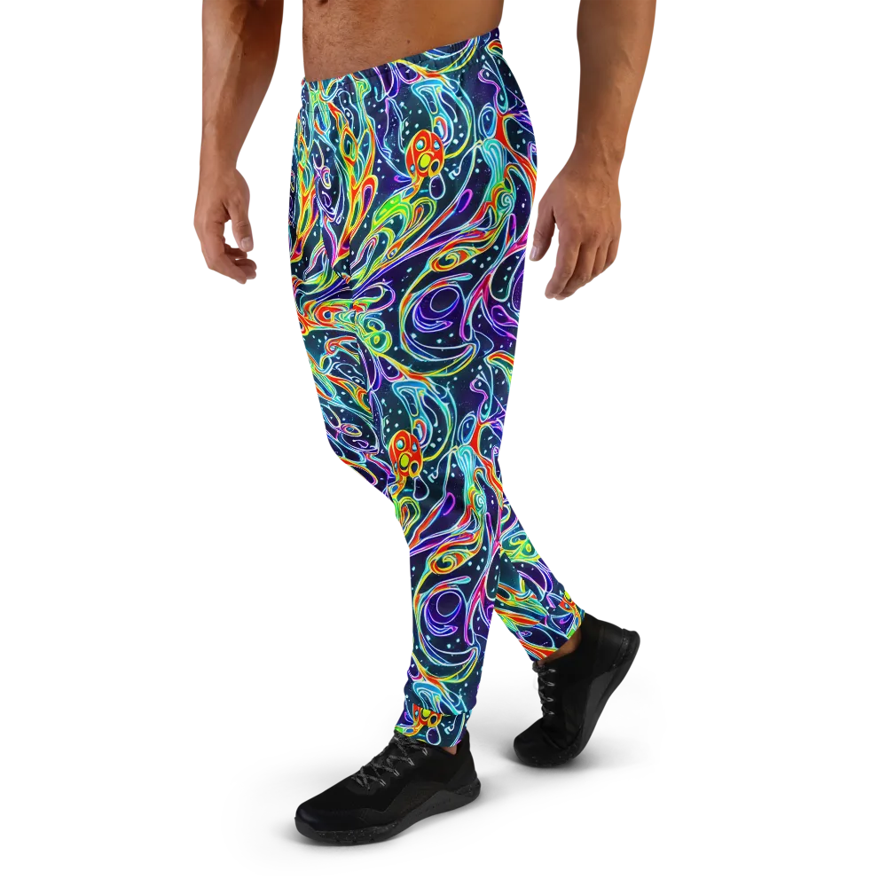 The Neon Unknown on Men's Joggers — Left