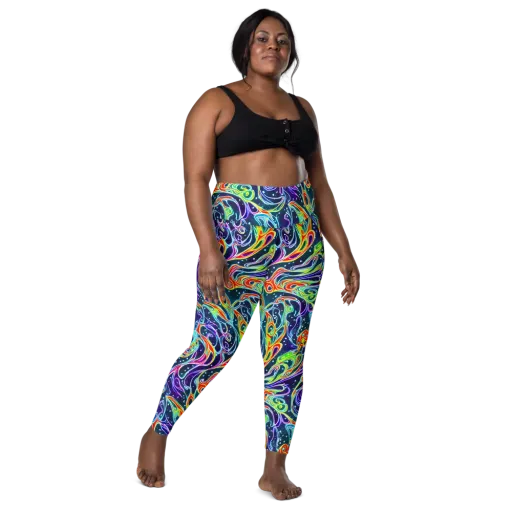 The Neon Unknown on a Leggings with Pockets