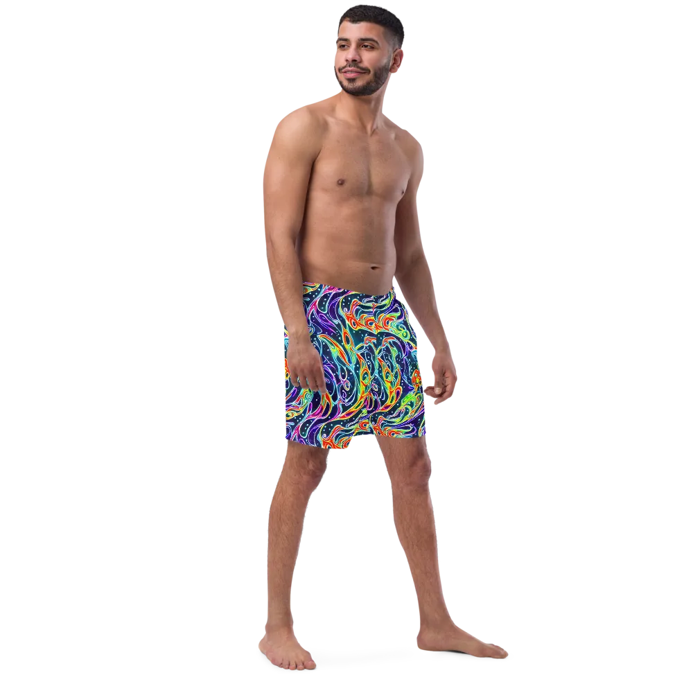 The Neon Unknown on Swim Trunks — Right Front