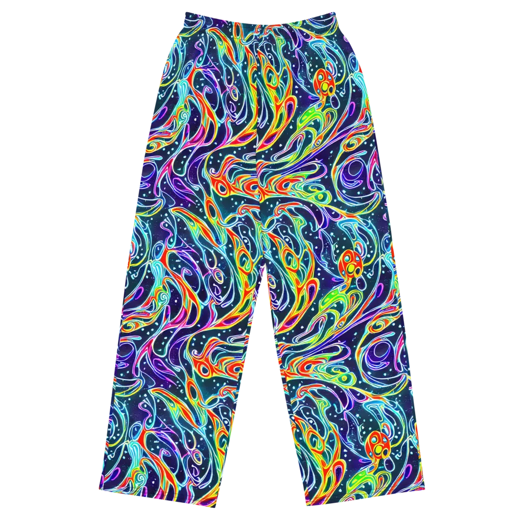 The Neon Unknown on Wide-Leg Pants — Front