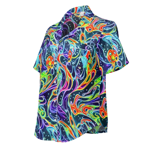 The Neon Unknown on a Women's Short Sleeve Pajama Top