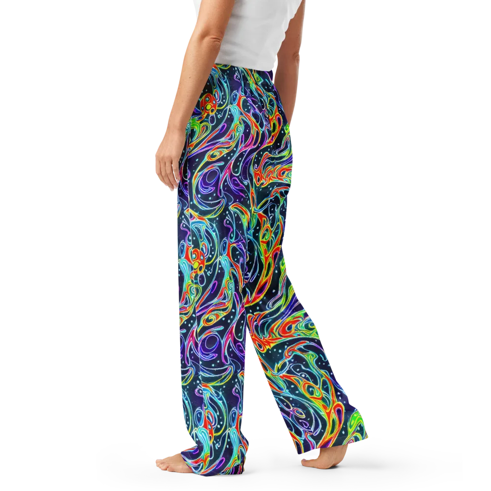 The Neon Unknown on Women's Pajama Pants — Left