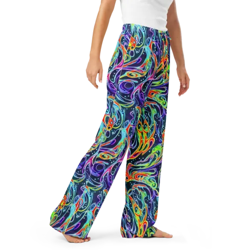 The Neon Unknown on a Women's Pajama Pants