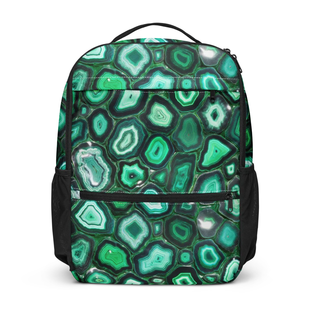 Emerald Geode on Utility Backpack — Front