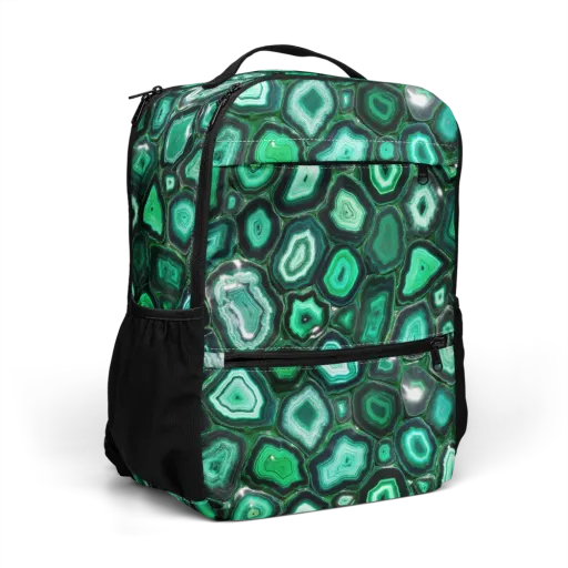 Emerald Geode on a Utility Backpack
