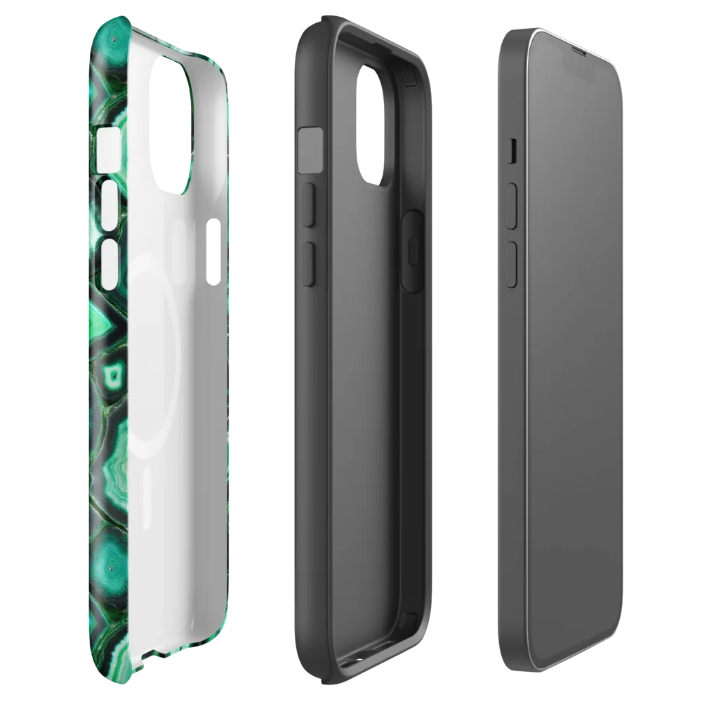 Emerald Geode on MagSafe Tough Case for iPhone® — Front
